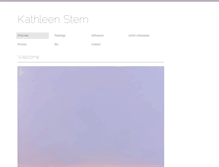 Tablet Screenshot of kathleenstern.com